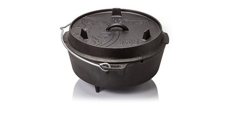Garnek żeliwny Petromax  ft18 Dutch Oven 16,1 L na nóżkach 