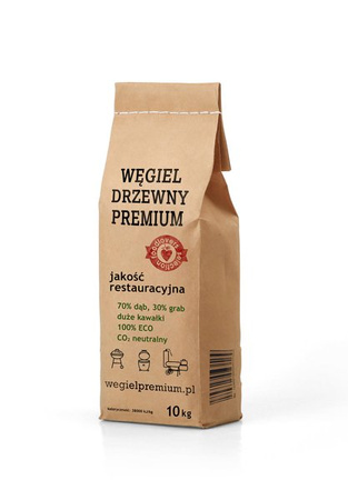 Węgiel drzewny Premium z Bieszczad 10kg 
